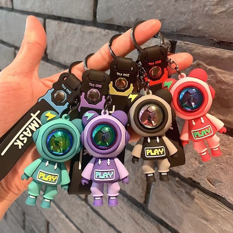 Creative Lightning Bear Keychain